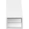 Ekena Millwork 5"W x 10"D x 10"H Standard Aspen Architectural Grade PVC Knee Brace BRCP05X10X10ASP - alternate 4